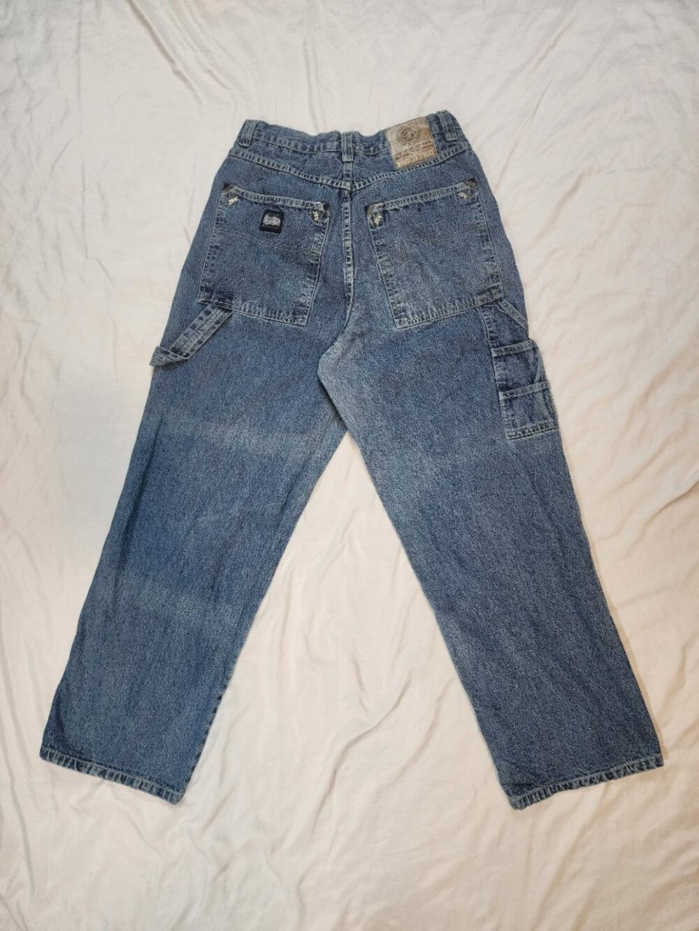 Vintage Brooklyn Xpress Size 32 Baggy Carpenter Jeans Y2K Skater - Picture 13 of 13